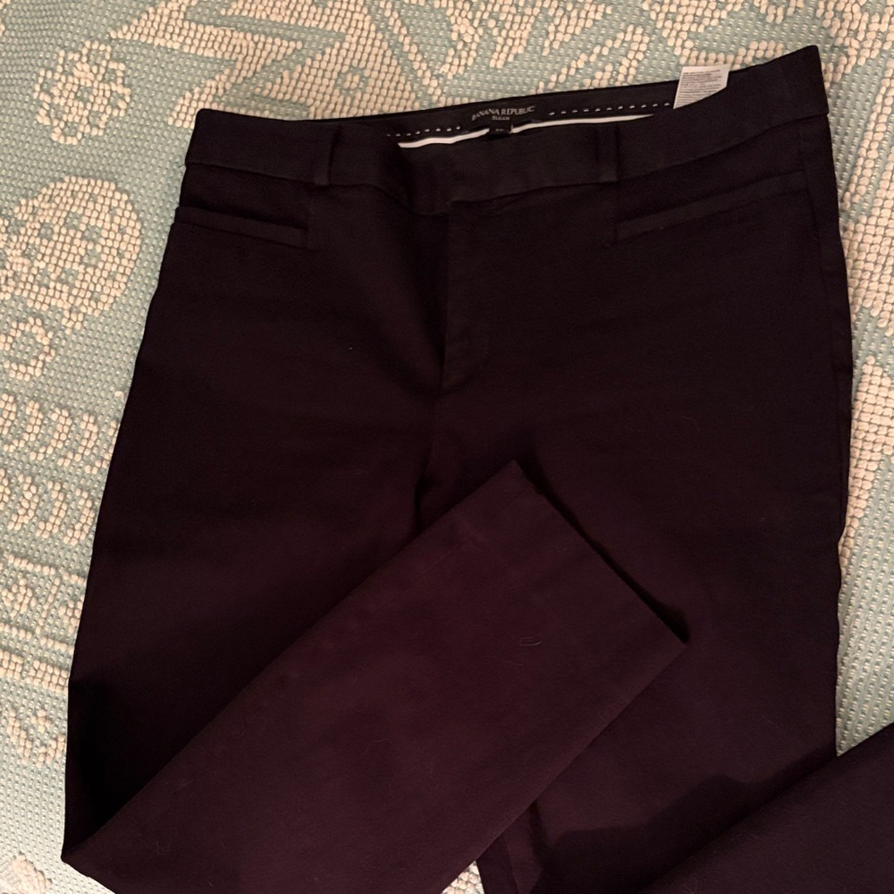 Banana Republic Sloan black dress pants 10